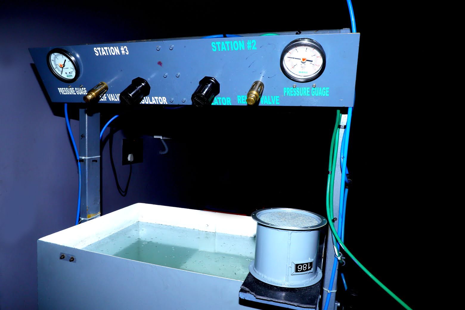 Hydraulic Testing Setup